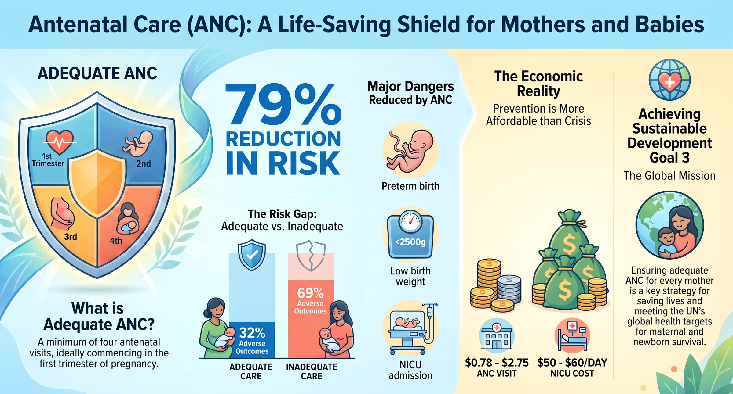 The Effectiveness of Adequate Antenatal Care in Reducing Adverse Perinatal Outcomes: Evidence From a Low- or Middle-Income Country