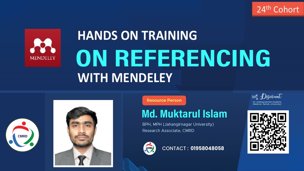 Hands on training on Referencing with Mendeley