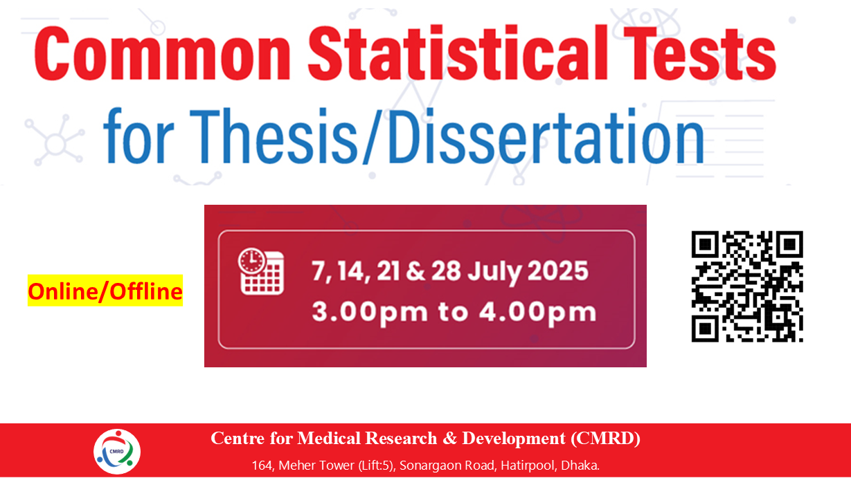 Common Statistical Test for Thesis/Dissertation